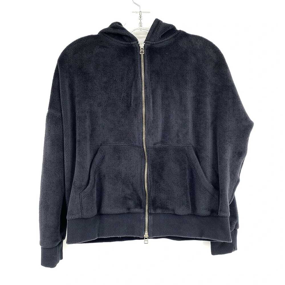 ATM Black Full Zip Hoodie | Women’s Size S, Synthetic